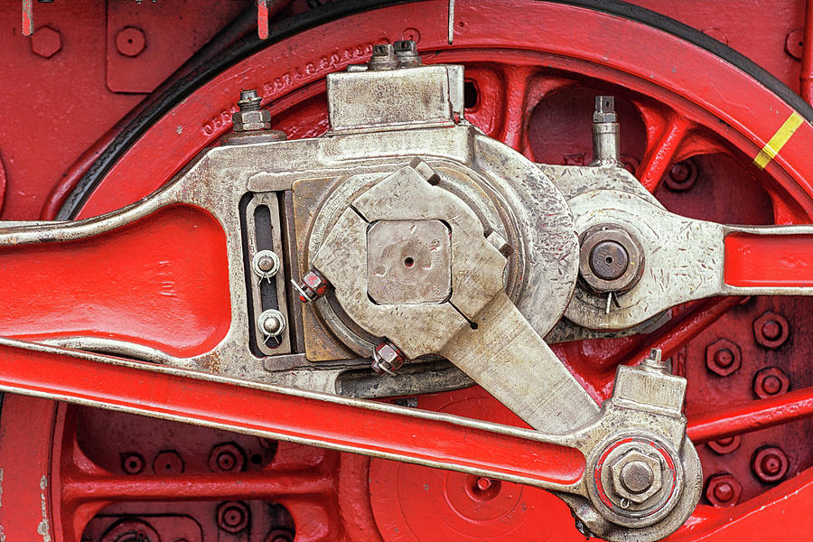Wheel of a steam train Photograph by Jenco Van Zalk