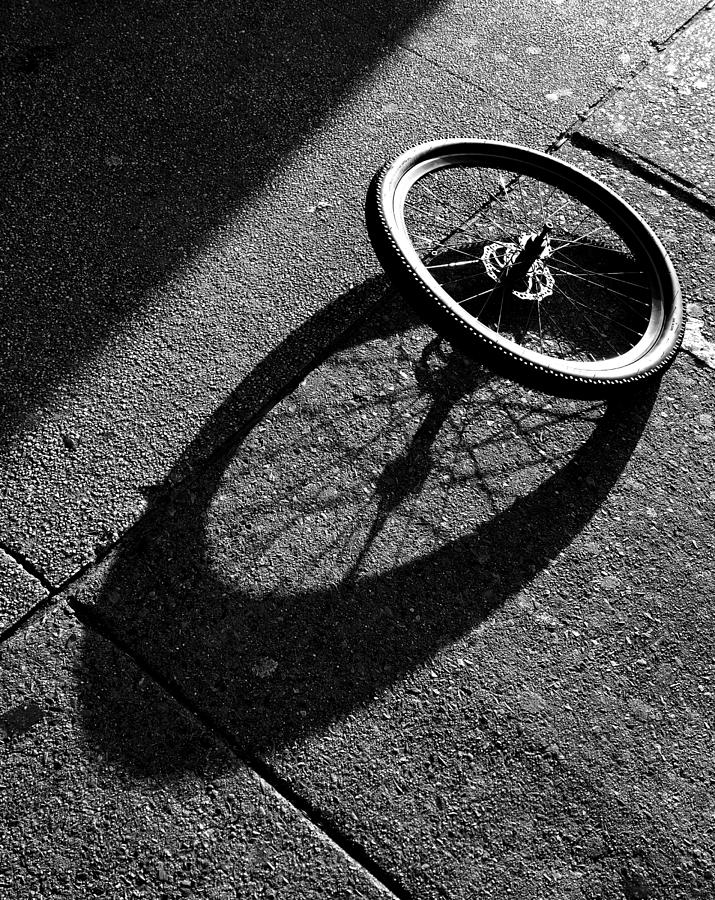 Wheel Shadow Photograph by Ivan Lesica