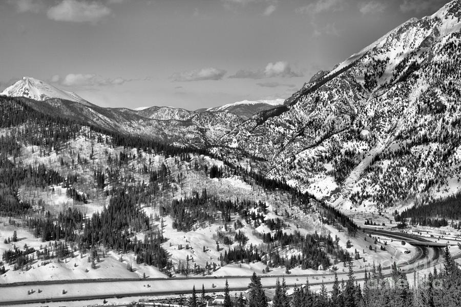 Wheeler Junction Overlook Black And White Photograph by Adam Jewell