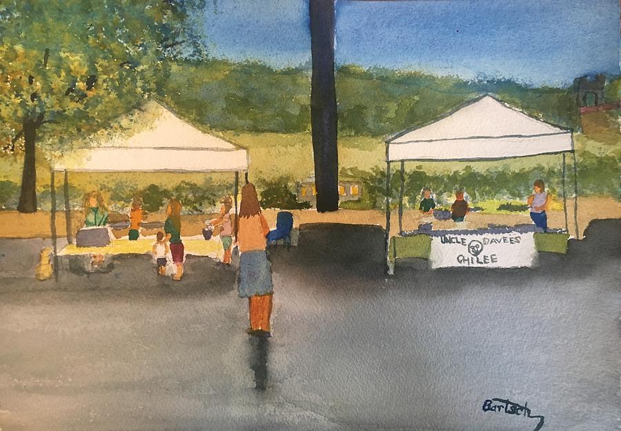 Wheeling Feeling Chili Cookoff  Painting by David Bartsch
