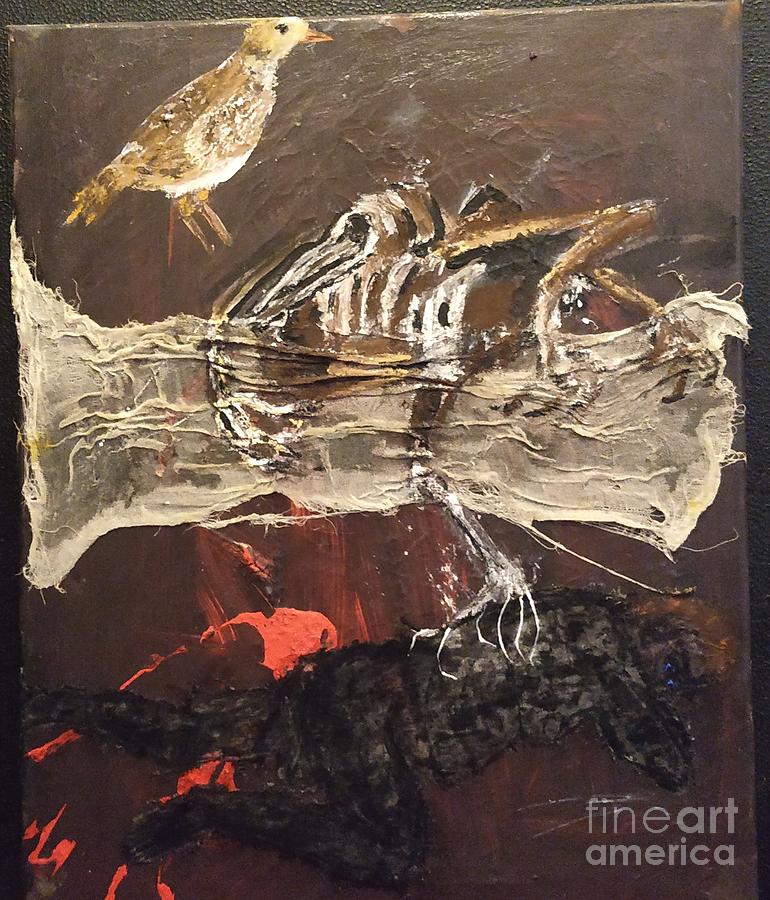When a Skylark feels death his brain sings an ode to joy for what was, is, will be by Siobhan Dempsey When a Skylark feels death his brain sings an ode to joy for what was, is, will be by Siobhan Dempsey