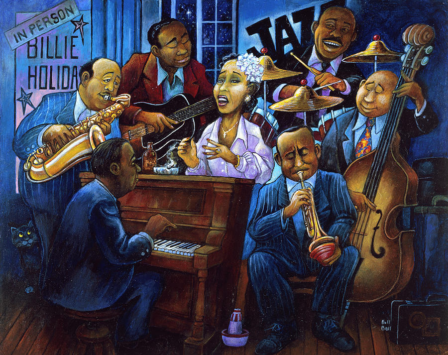 When Billie Sang The Blues Poster Art Print Jazz Home Decor 