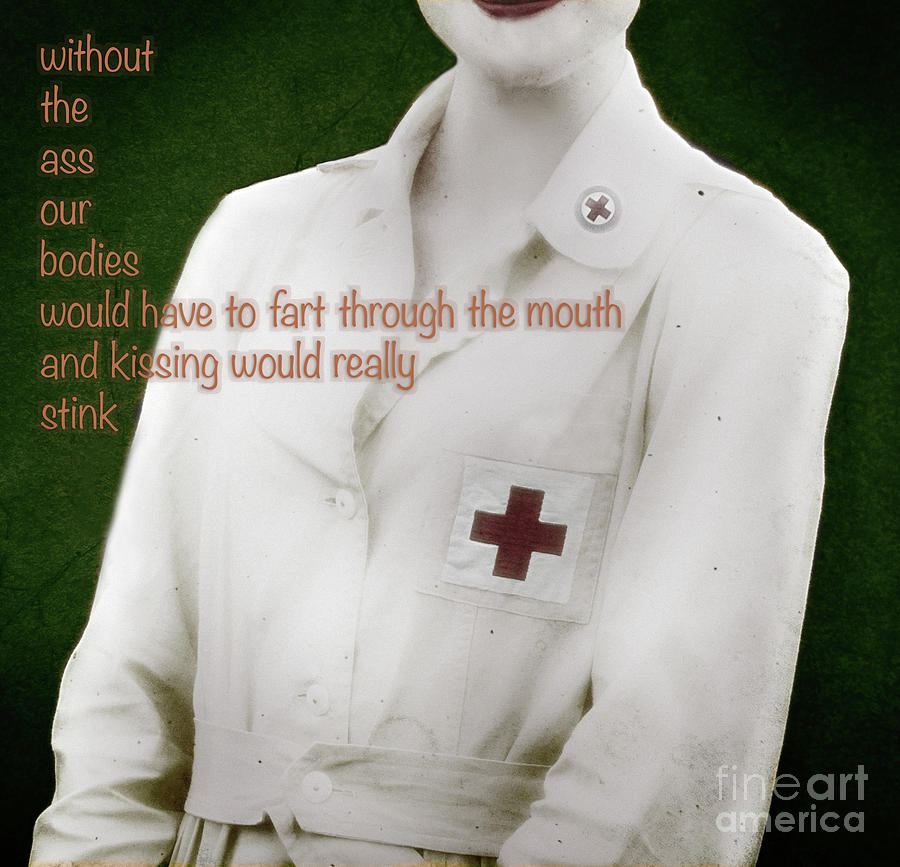Nurse Photograph - When Kissing Would Really Stink by Steven Digman Nurse Photograph - When Kissing Would Really Stink by Steven Digman