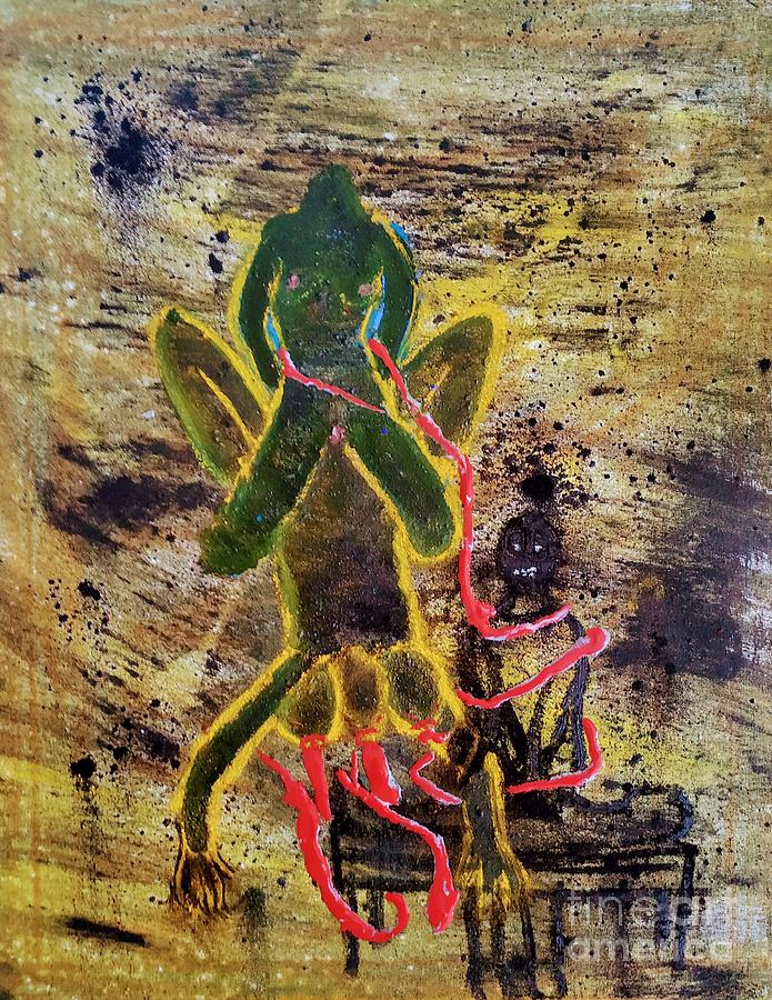 When Manticore bewails a mortal man's magic by Siobhan Dempsey When Manticore bewails a mortal man's magic by Siobhan Dempsey