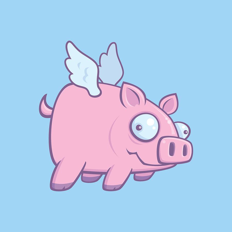 When Pigs Fly Digital Art