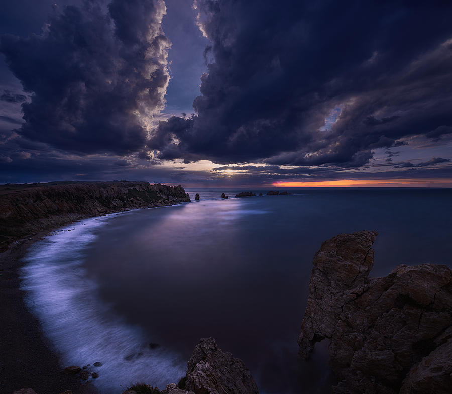 Landscape Photograph - When The Typhoon Is Coming by Zhao Mingkai