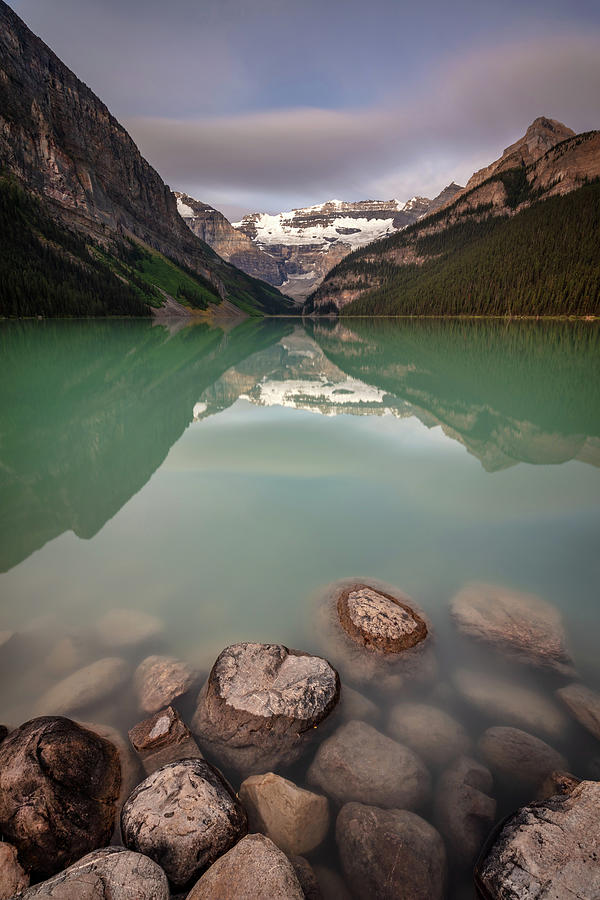 When Time stood still at Lake Louise Photograph by Pierre Leclerc Photography