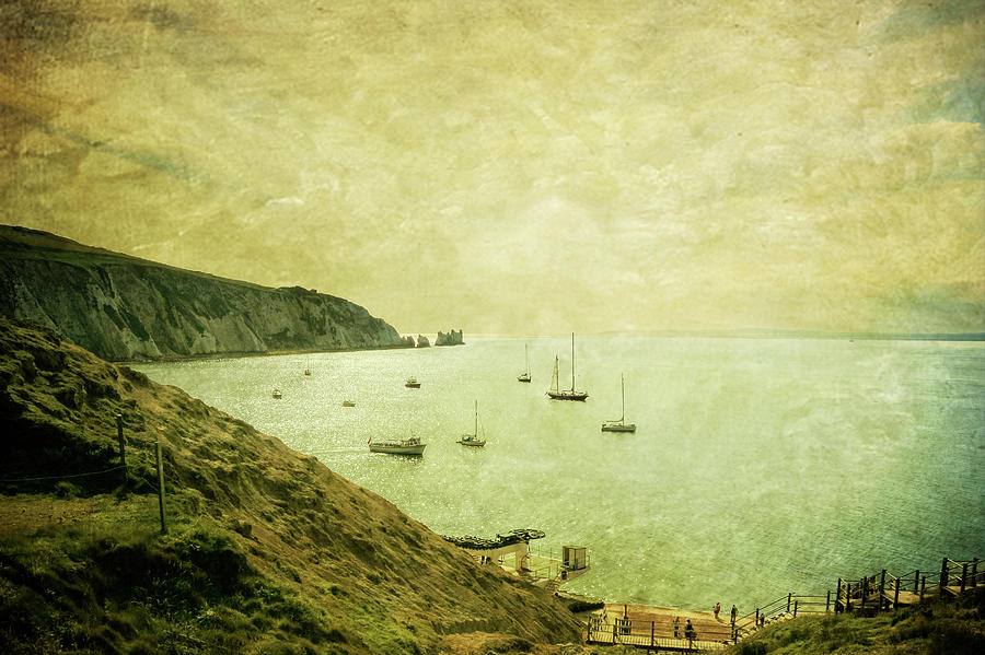 When Turner Came To Alum Bay Photograph by S0ulsurfing - Jason Swain