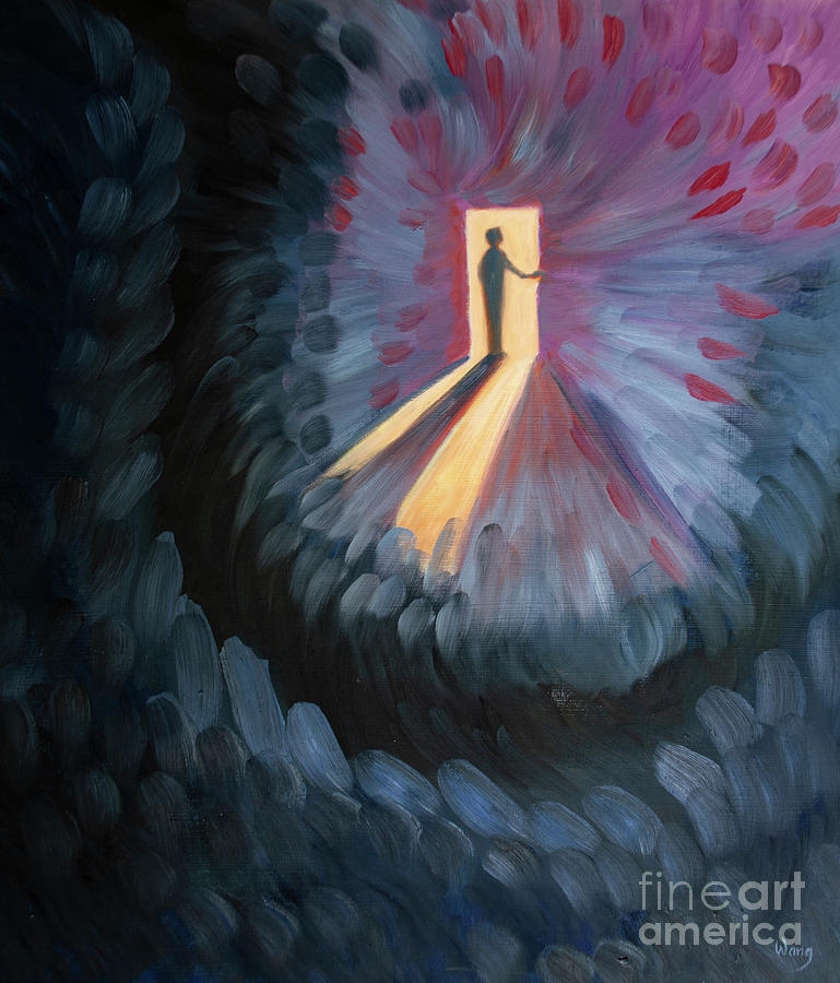 Whenever We Humbly Reveal Our True Concerns To The Lord We Open A Door In Our Soul Painting by Elizabeth Wang