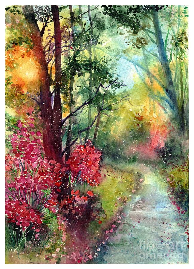 Nature Painting - Where Do We Go by Suzann Sines Nature Painting - Where Do We Go by Suzann Sines