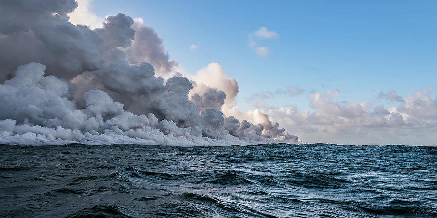 Where Fire Meets The Sea Photograph by William Dickman