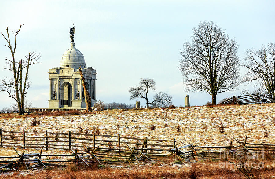 Where Pennsylvania Fought at Gettysburg Photograph by John Rizzuto
