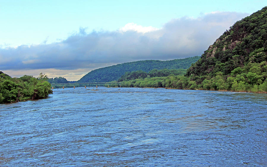 Where The Potomac And Shenandoah Rivers Converge - 1 Photograph