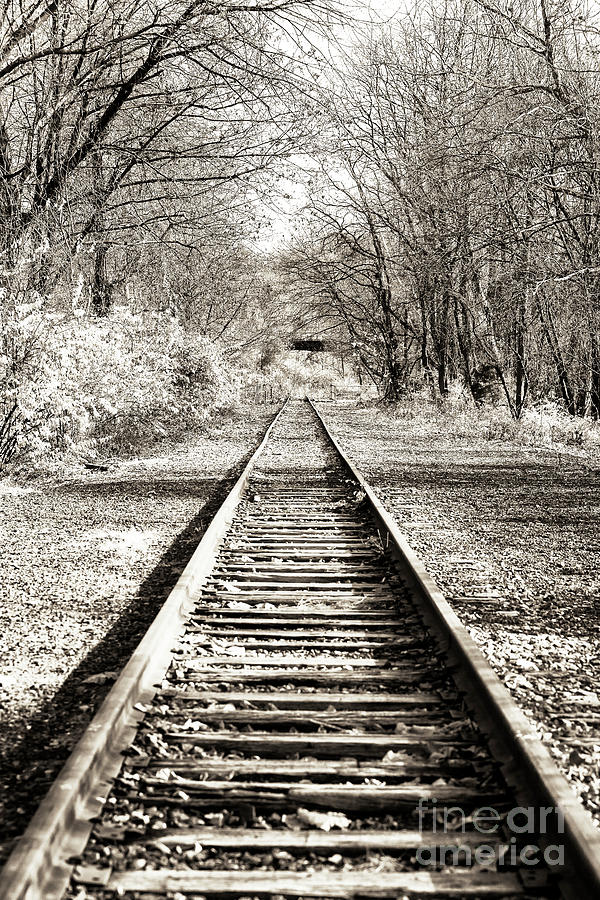 Where the Tracks Lead in Bethlehem Photograph by John Rizzuto