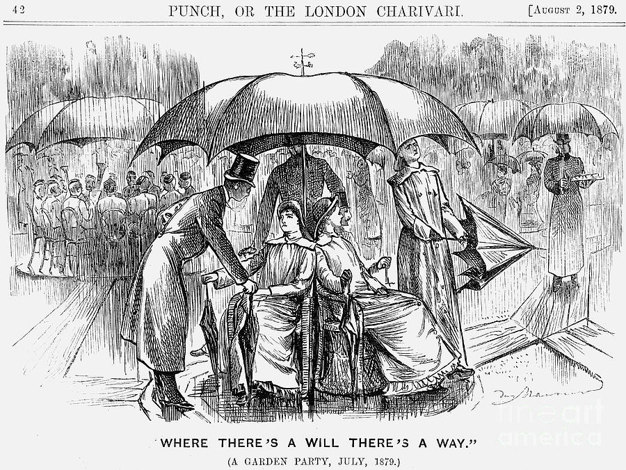 Where Theres A Will Theres A Way, 1879 Drawing by Print Collector