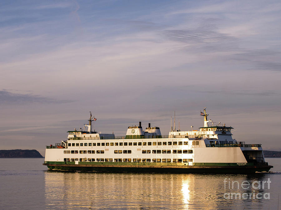 Whidbey Island Ferry Photograph by Tracy Knauer - Pixels