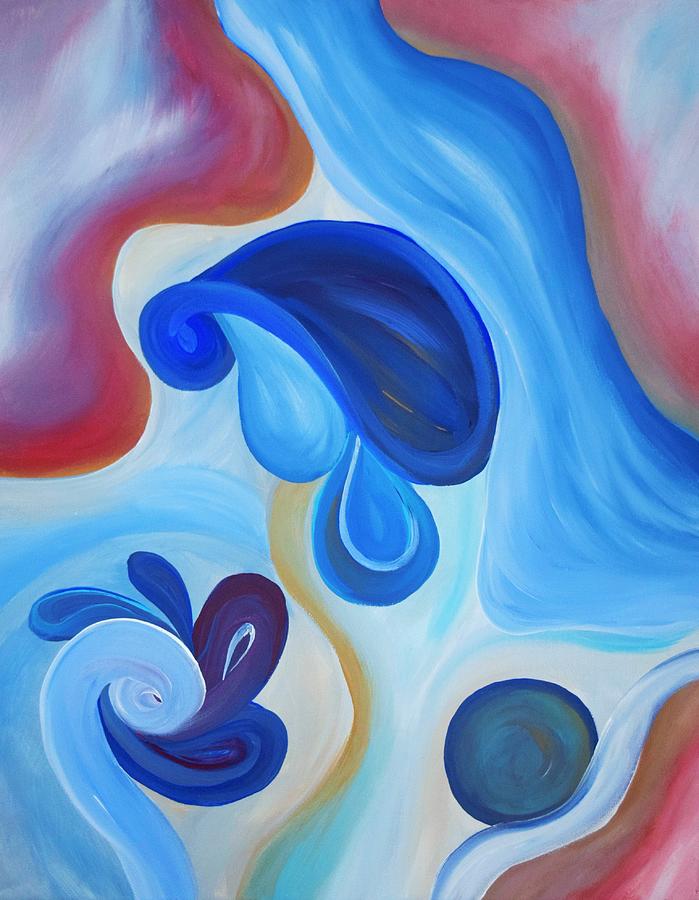 Whimsical Abstraction Painting by Lkb Art And Photography