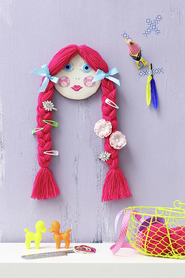 Whimsical, Handcrafted Hair Clip Holder Photograph by Thordis Rggeberg