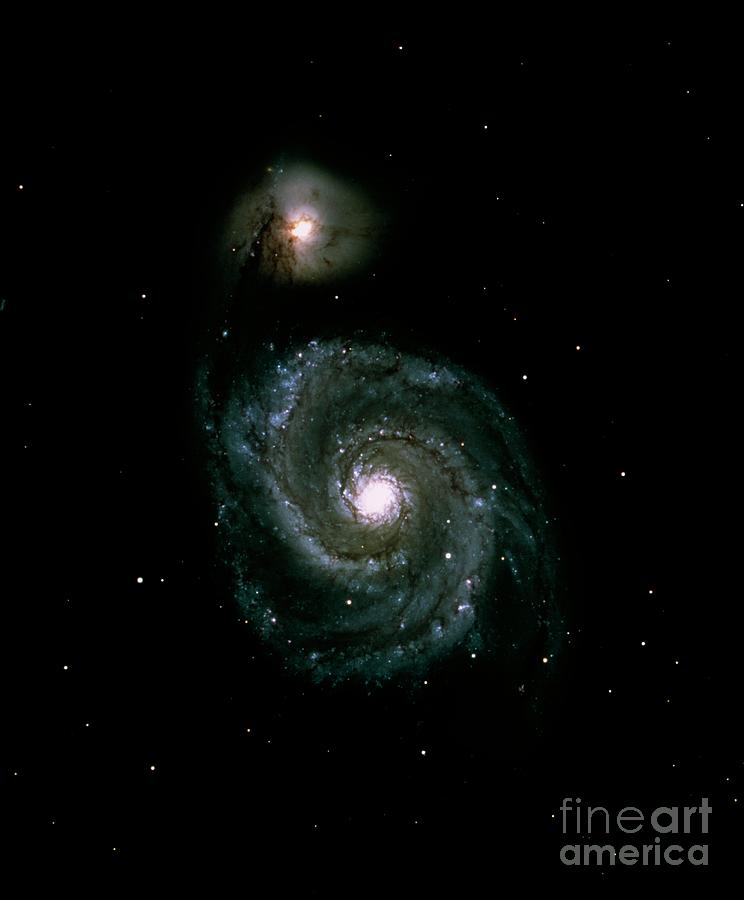 Whirlpool Galaxy Photograph by Jean-charles Cuillandre/canada-francehawaii Telescope/science Photo Library