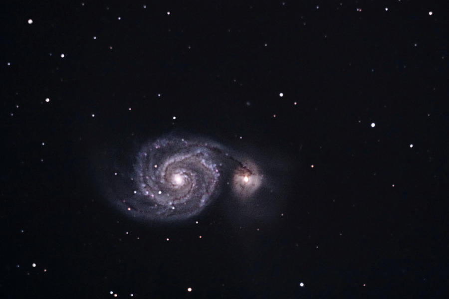 Whirlpool Galaxy Photograph by Pat Gaines