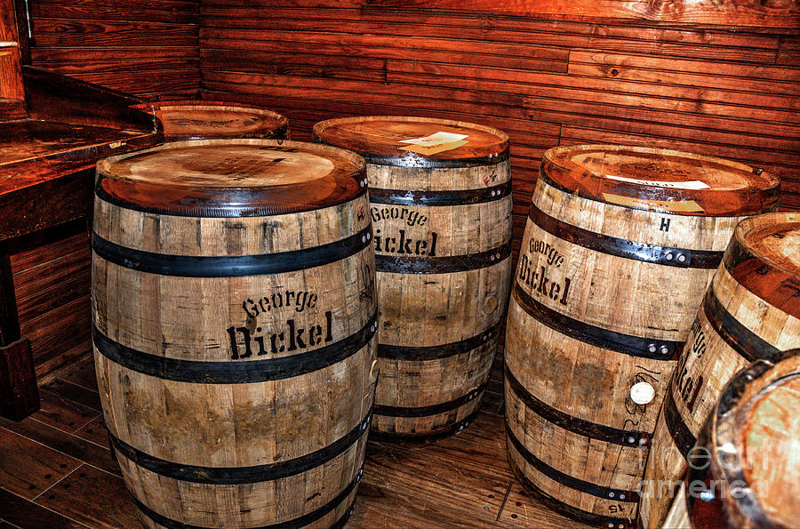 Whisky Barrels Photograph by Paul Mashburn