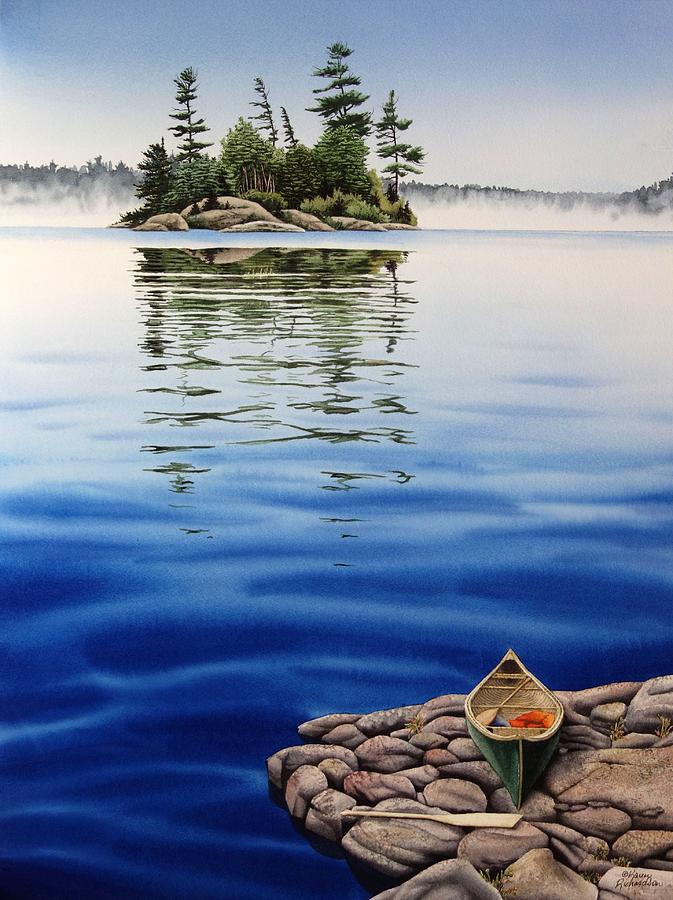 Whispering Waters Painting by Karen Richardson
