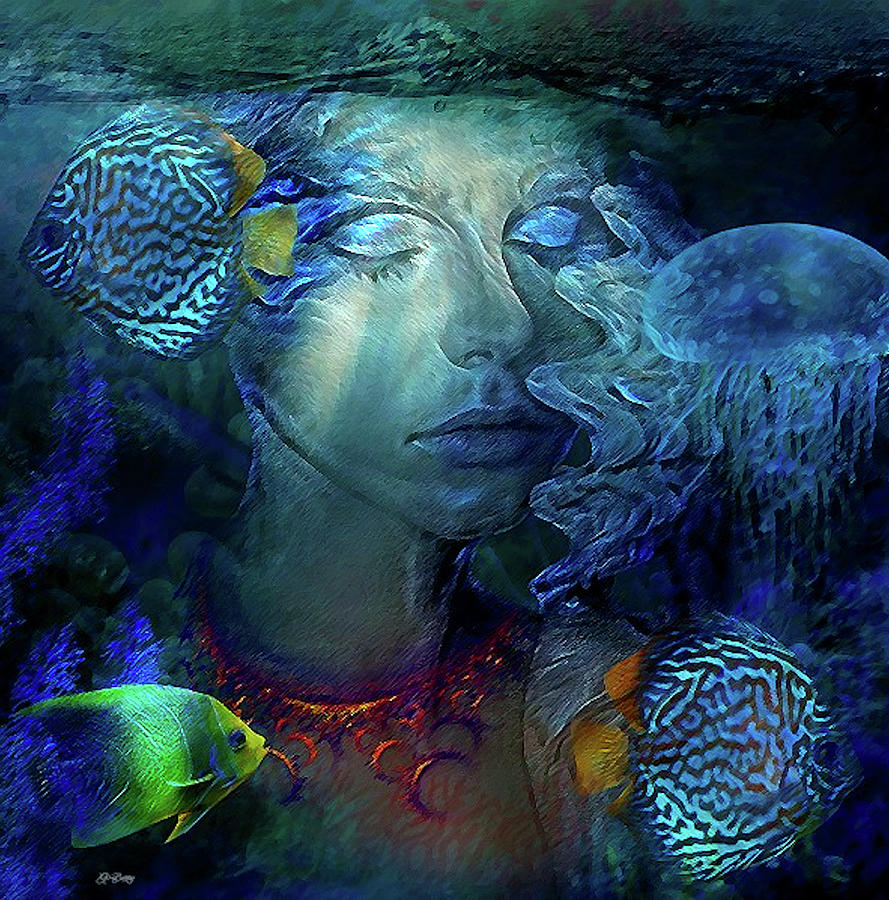 Fish Mixed Media - Whispers From The Sea by Gayle Berry