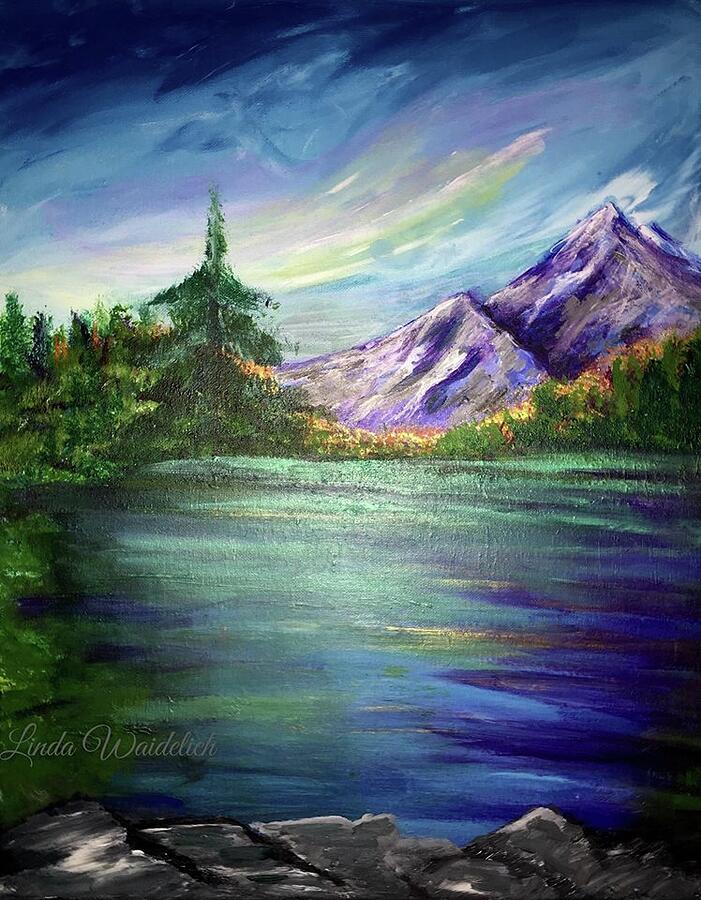 Whispers of Nature Painting by Linda Waidelich - Fine Art America