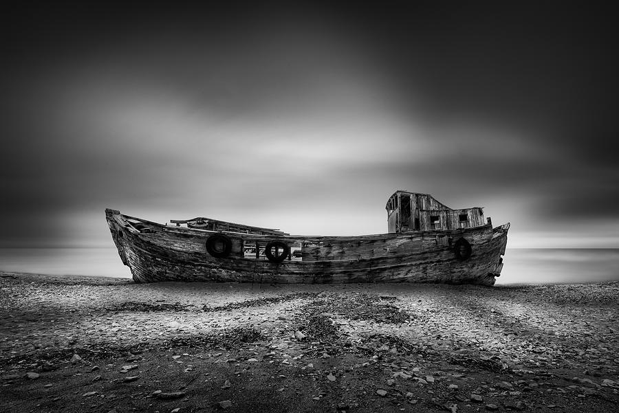 Boat Photograph - Whispers Of Silence by George Digalakis
