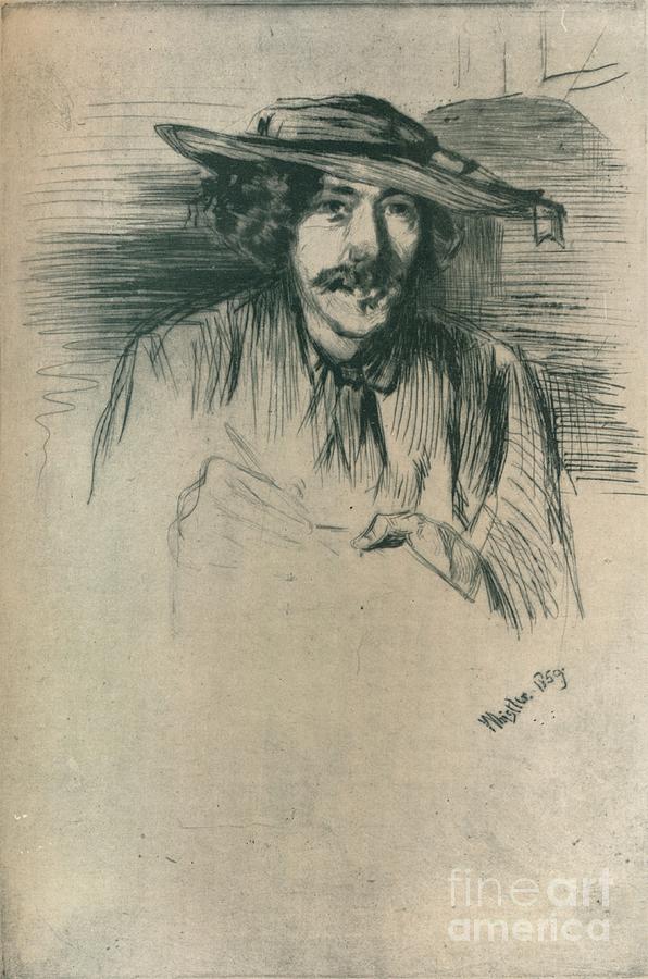 Whistler, 1859, 1904 Drawing by Print Collector