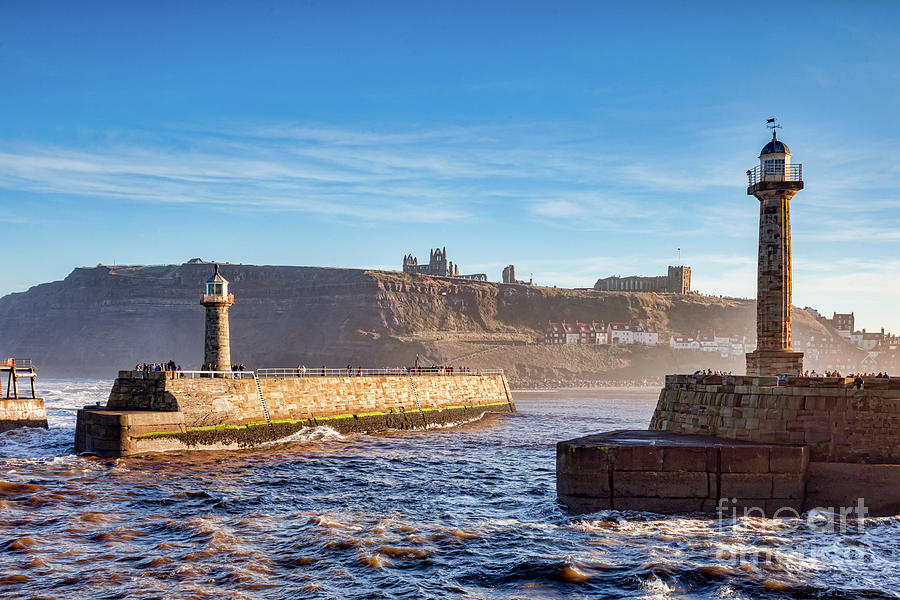 Whitby Lighthouse Photograph by Colin and Linda McKie
