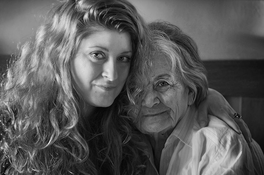 White Age. Grandmother Photograph by Nicoleta Gabor