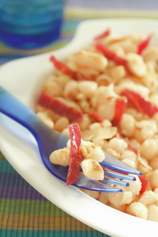 White Beans With Ham Photograph by Lawton - Fine Art America