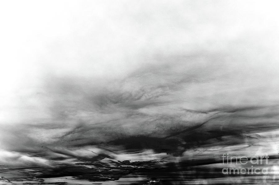 Abstract Photograph - WHITE BLACK TOUCHING #1 #abstract #decor #art by Anitas and Bellas Art