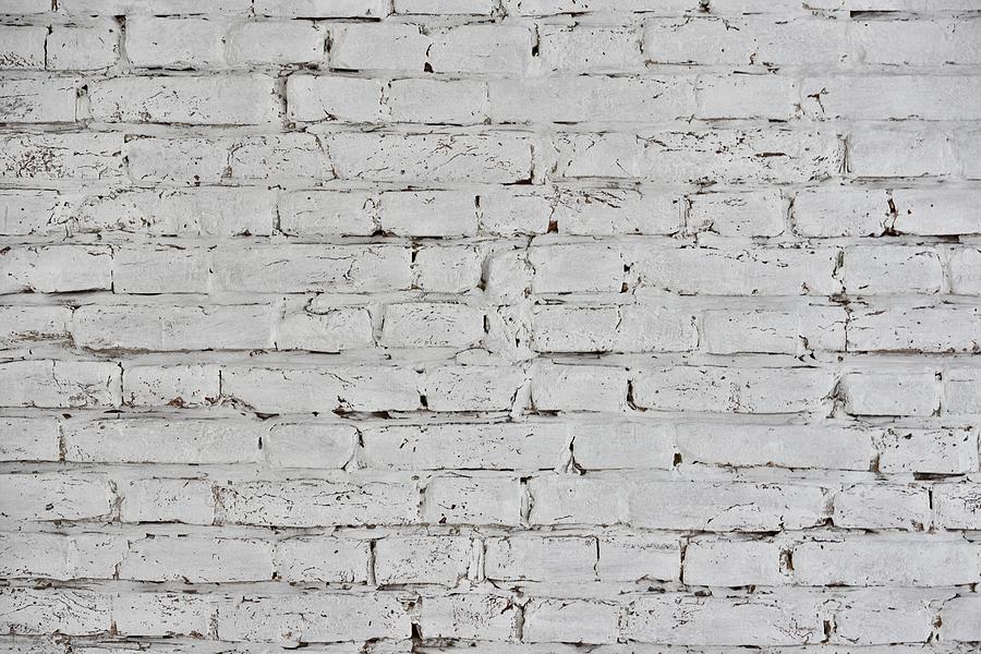 White Brick Wall Background Photograph by Henrietta ...