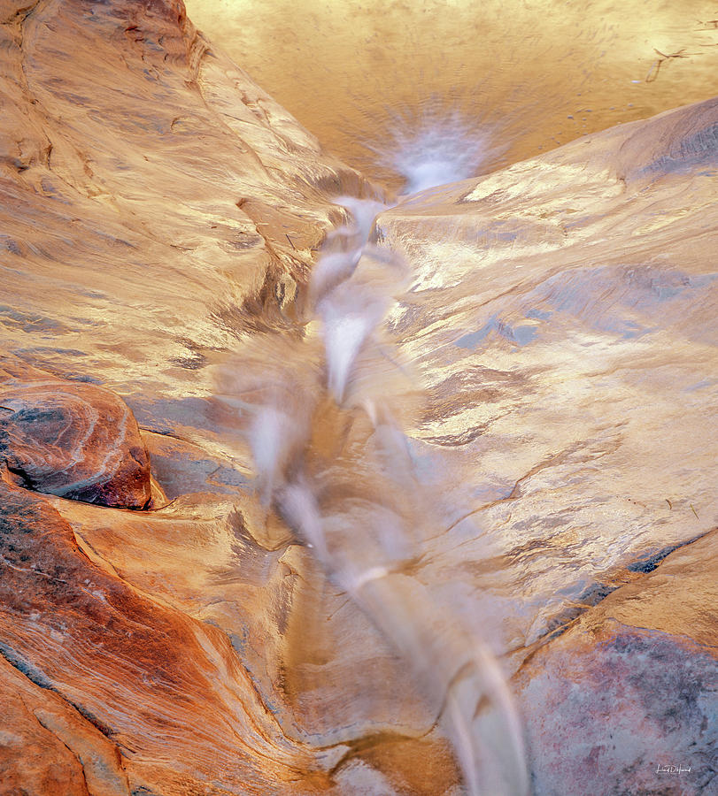 Nature Photograph - White Canyons Cascade by Leland D Howard