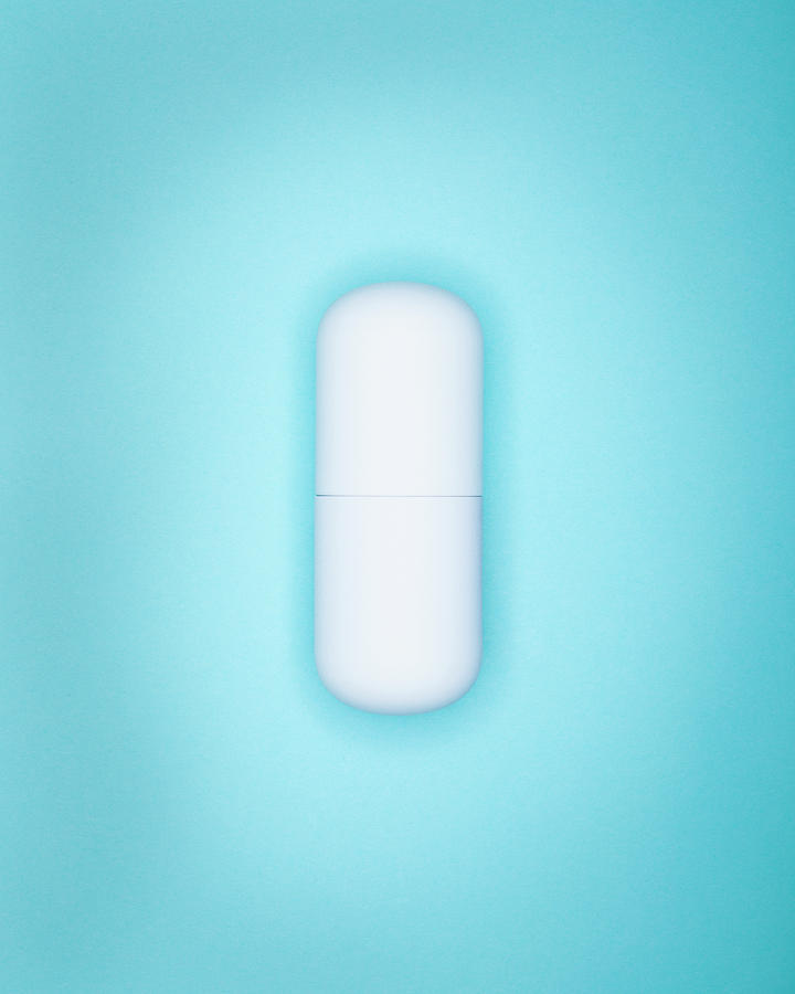 White Capsule Photograph by James Worrell