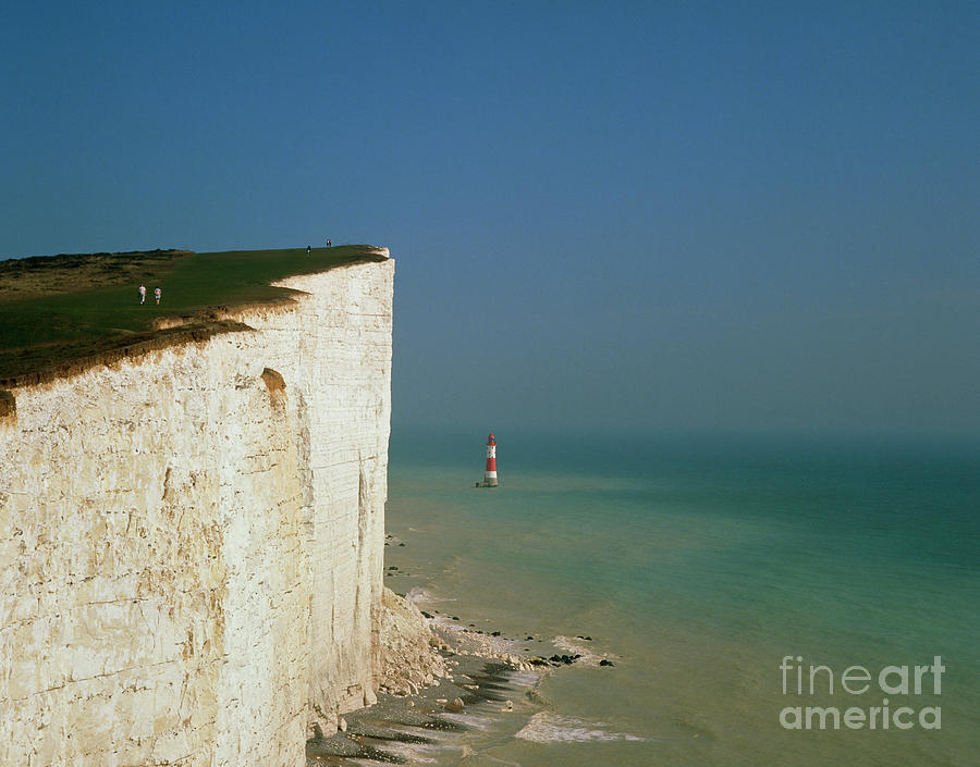 White Chalk Cliffs At Beachy Head Photograph by John Mead/science Photo Library