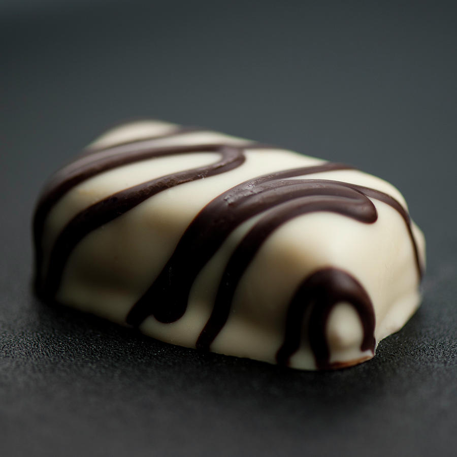 White Chocolate Praline Photograph by Christina Børding