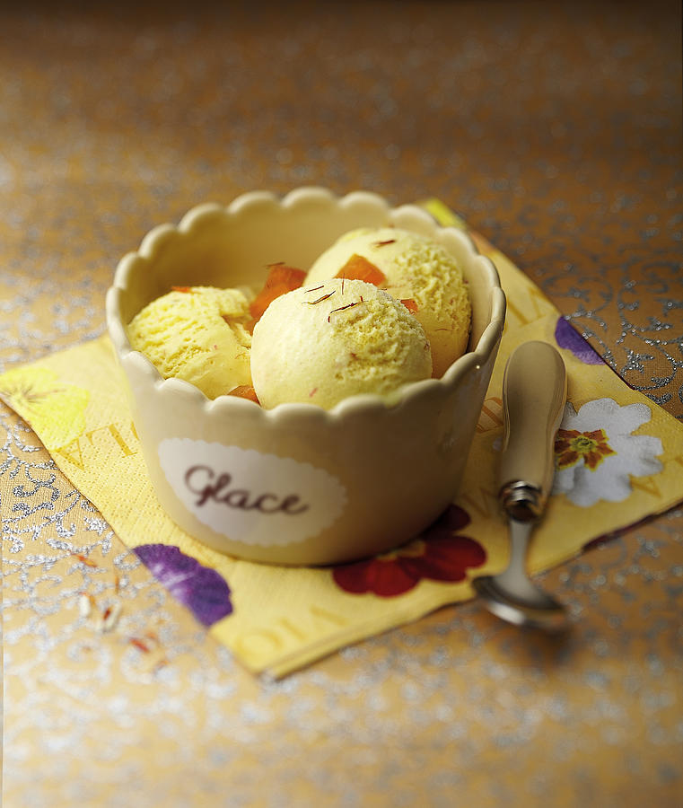 White Chocolate,saffron And Dried Apricot Photograph by Scuiz In