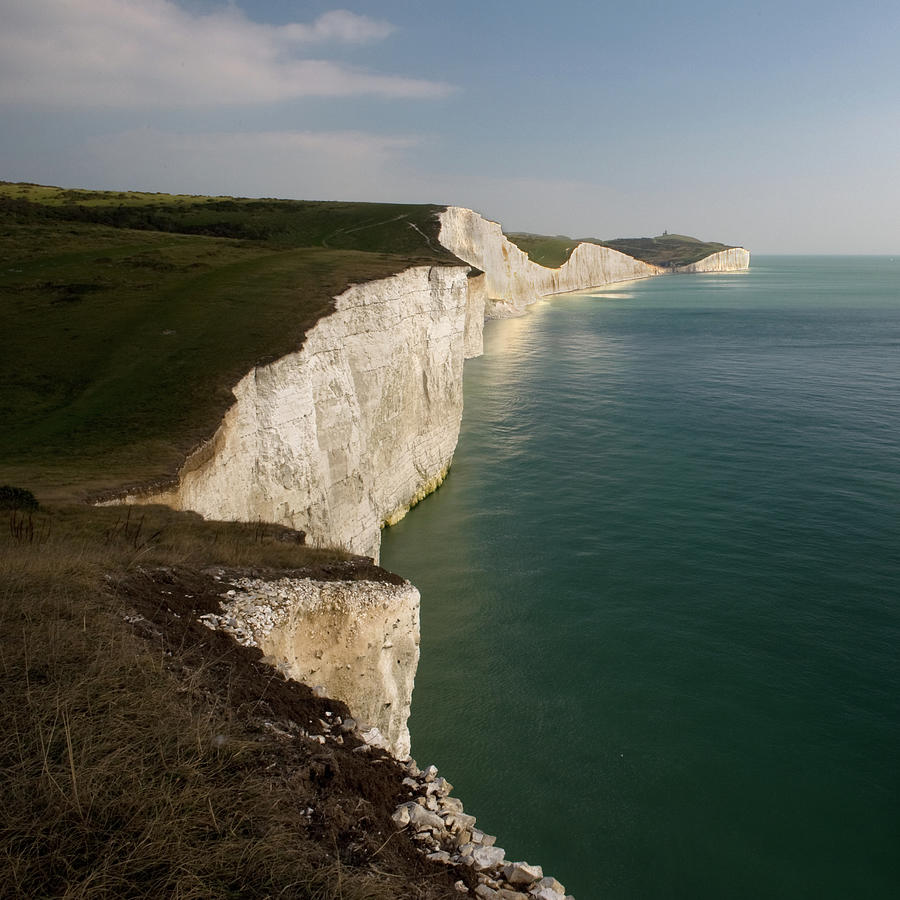 White Cliffs And Sea Photograph by House Light Gallery - Steven House Photography