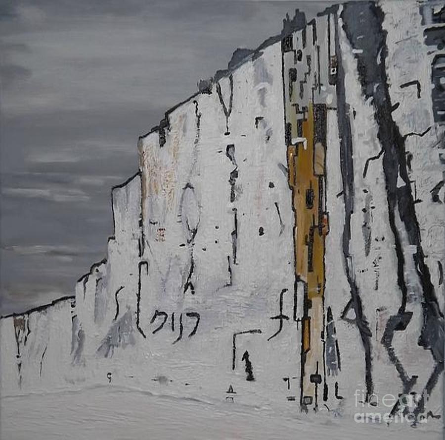White Cliffs Painting by Denise Morgan