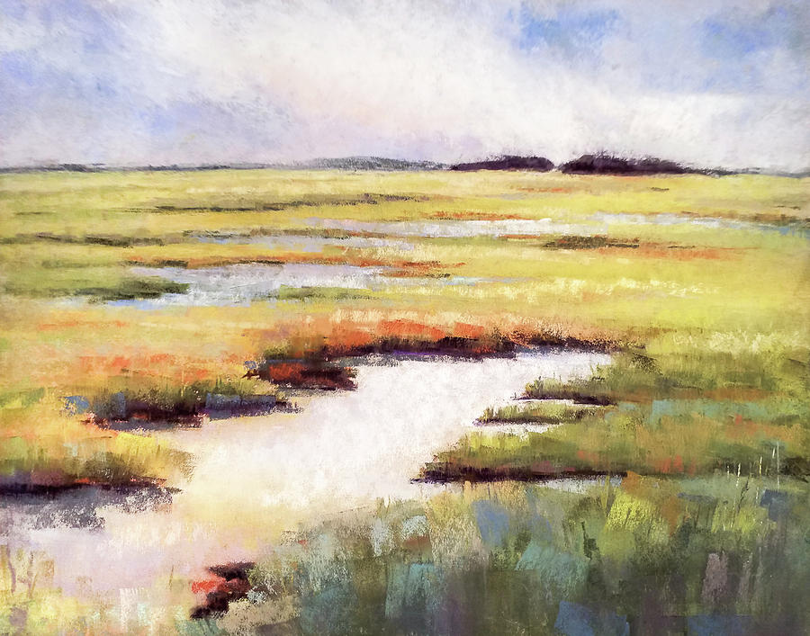 Pine Island Marsh Painting by Susan Cole Kelly Impressions