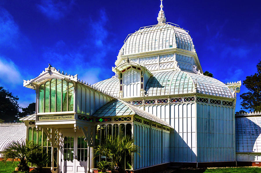 White Conservatory Of Flowers Photograph by Garry Gay