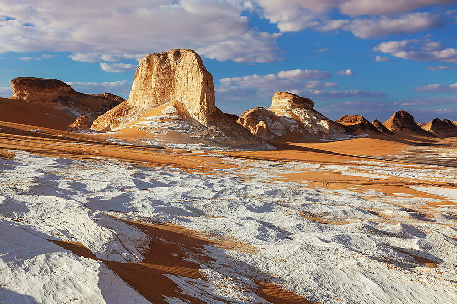 White Desert National Park, Egypt Digital Art by Bernd Grundmann