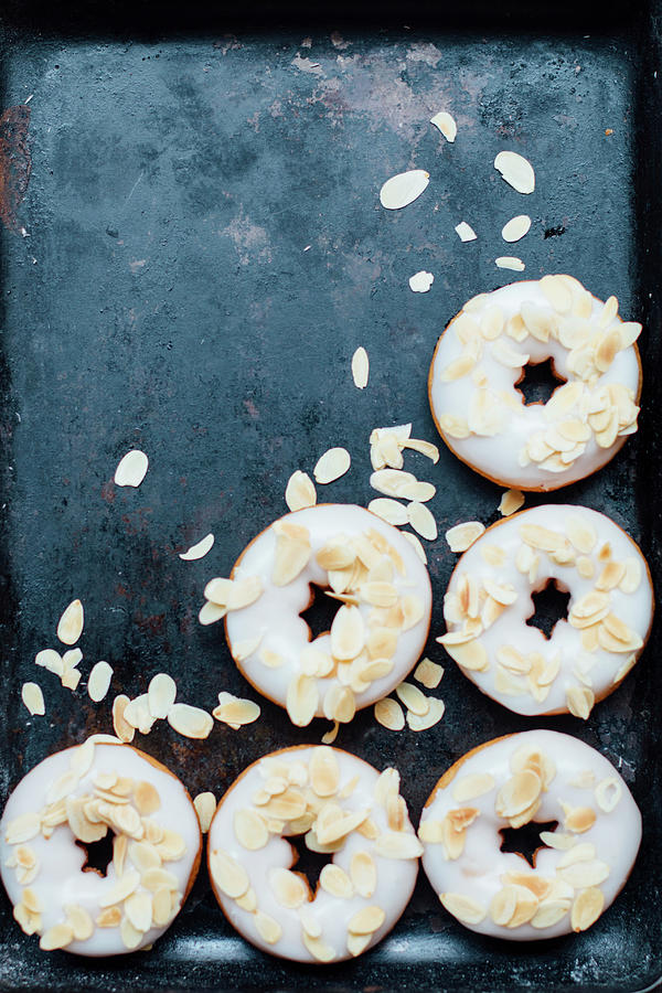 White Doughnuts Photograph by Kate Prihodko