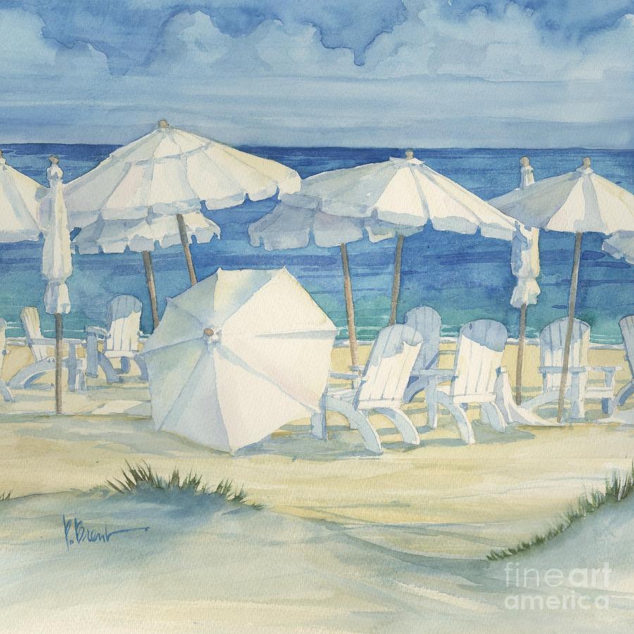 Watercolor Painting - White Dune Beach I by Paul Brent
