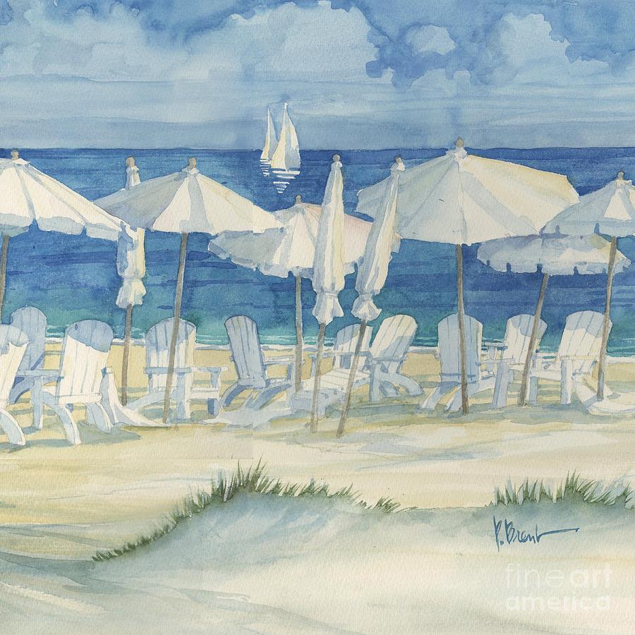 Watercolor Painting - White Dune Beach II by Paul Brent