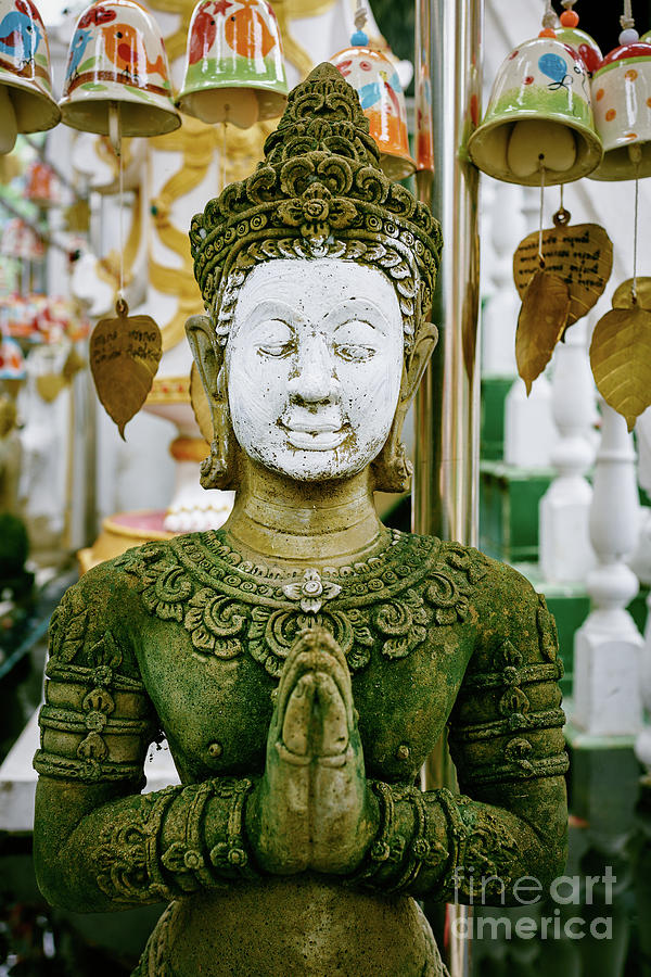 White-Faced Buddha Photograph by Dean Harte