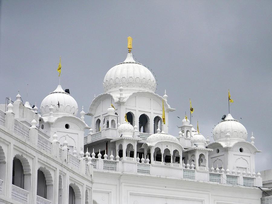 White Gurudwara Building Photograph by Raja Singh - Bling Photography